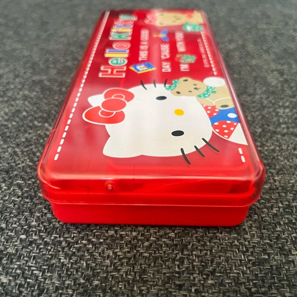 •1991 Hello Kitty Pencil Case “This is a good day ‘cause I’m with you”•